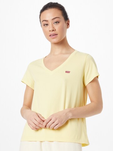 LEVI'S ® Shirt 'LSE Perfect Vneck' in Yellow: front