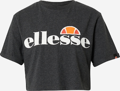 ELLESSE T-Krekls 'Alberta', krāsa - tumši pelēks / oranžs / sarkans / balts, Preces skats