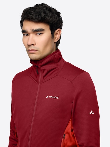 VAUDE Funktionele fleece-jas 'Monviso' in Rood