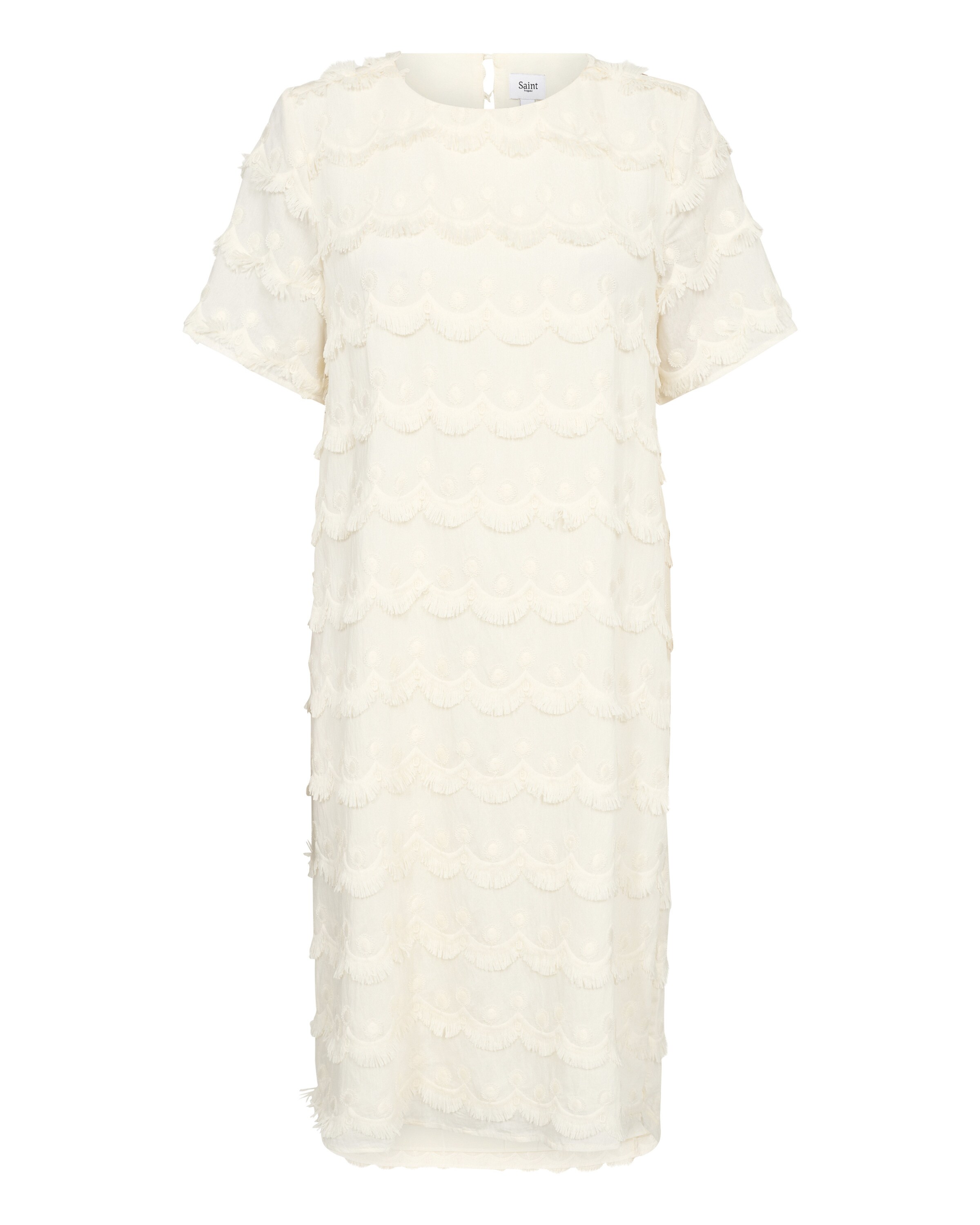 SAINT TROPEZ Kleid 'Johanette' in Beige: Vorderseite