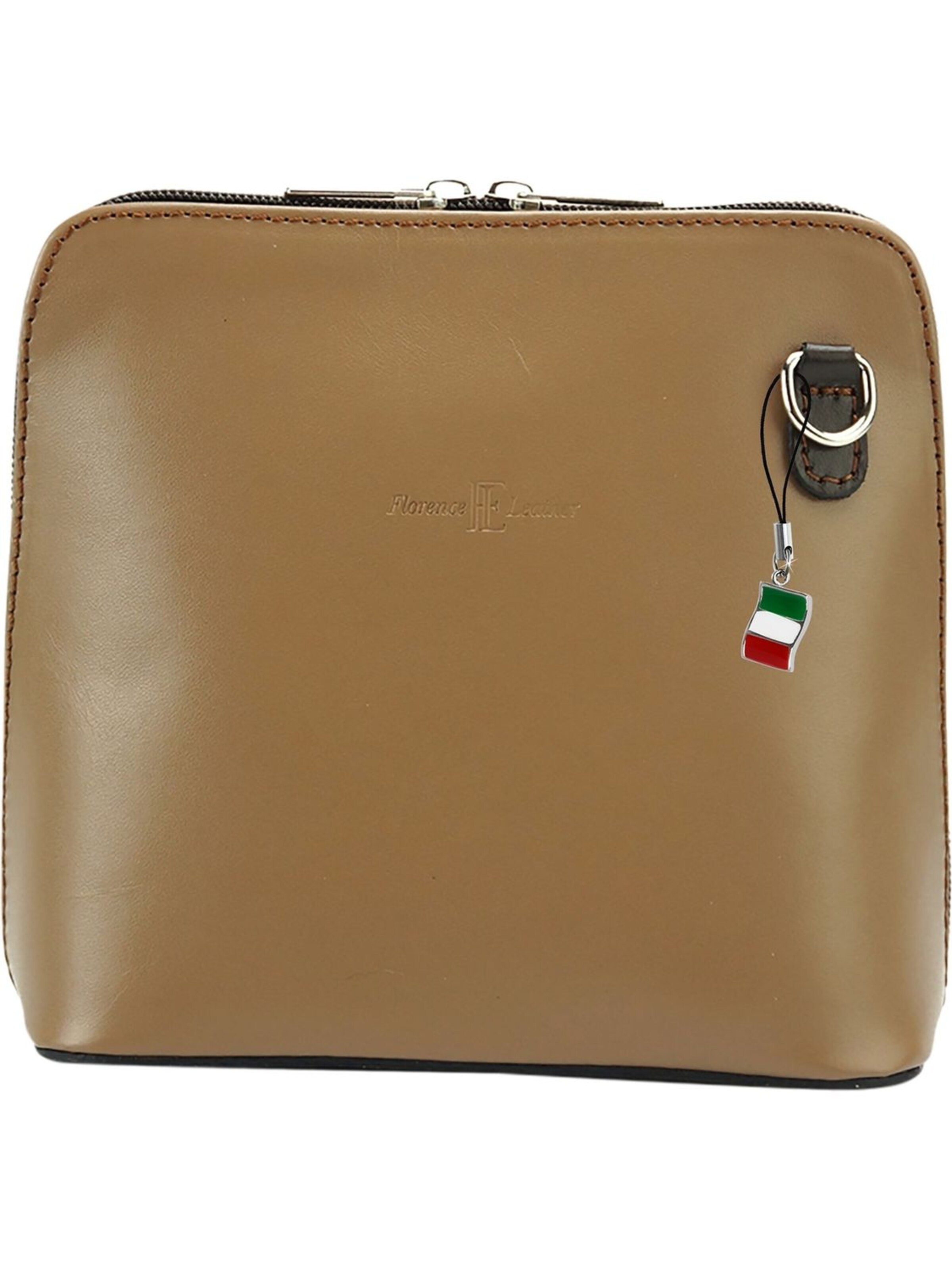 Florence Schoudertas in Bruin: voorkant