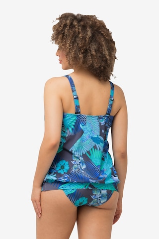 Ulla Popken Bralette Tankini in Blue