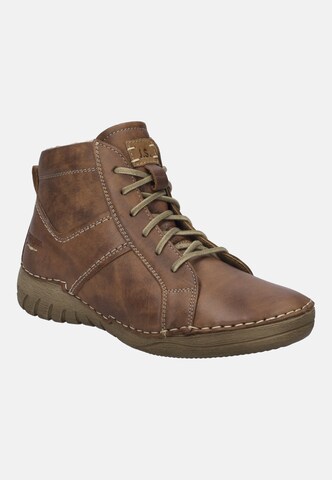 JOSEF SEIBEL Schnürstiefelette 'Felica' in Braun
