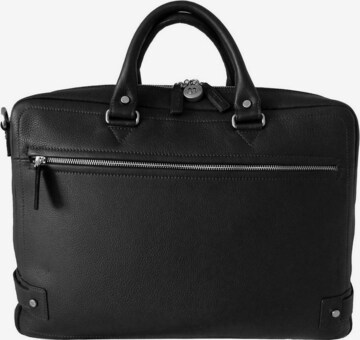 Picard Document Bag in Black: front