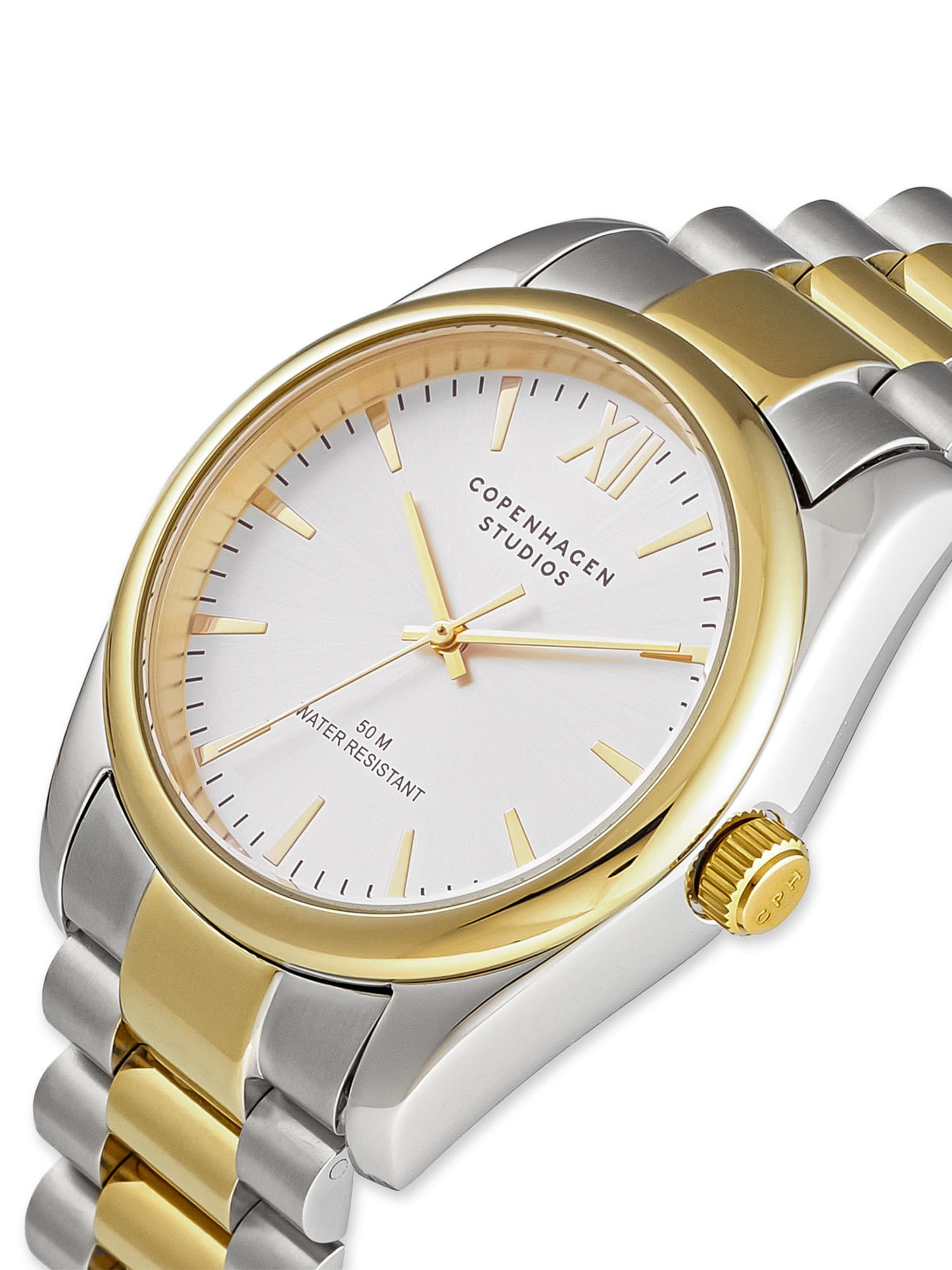 Montre à affichage analogique Copenhagen Studios en argent