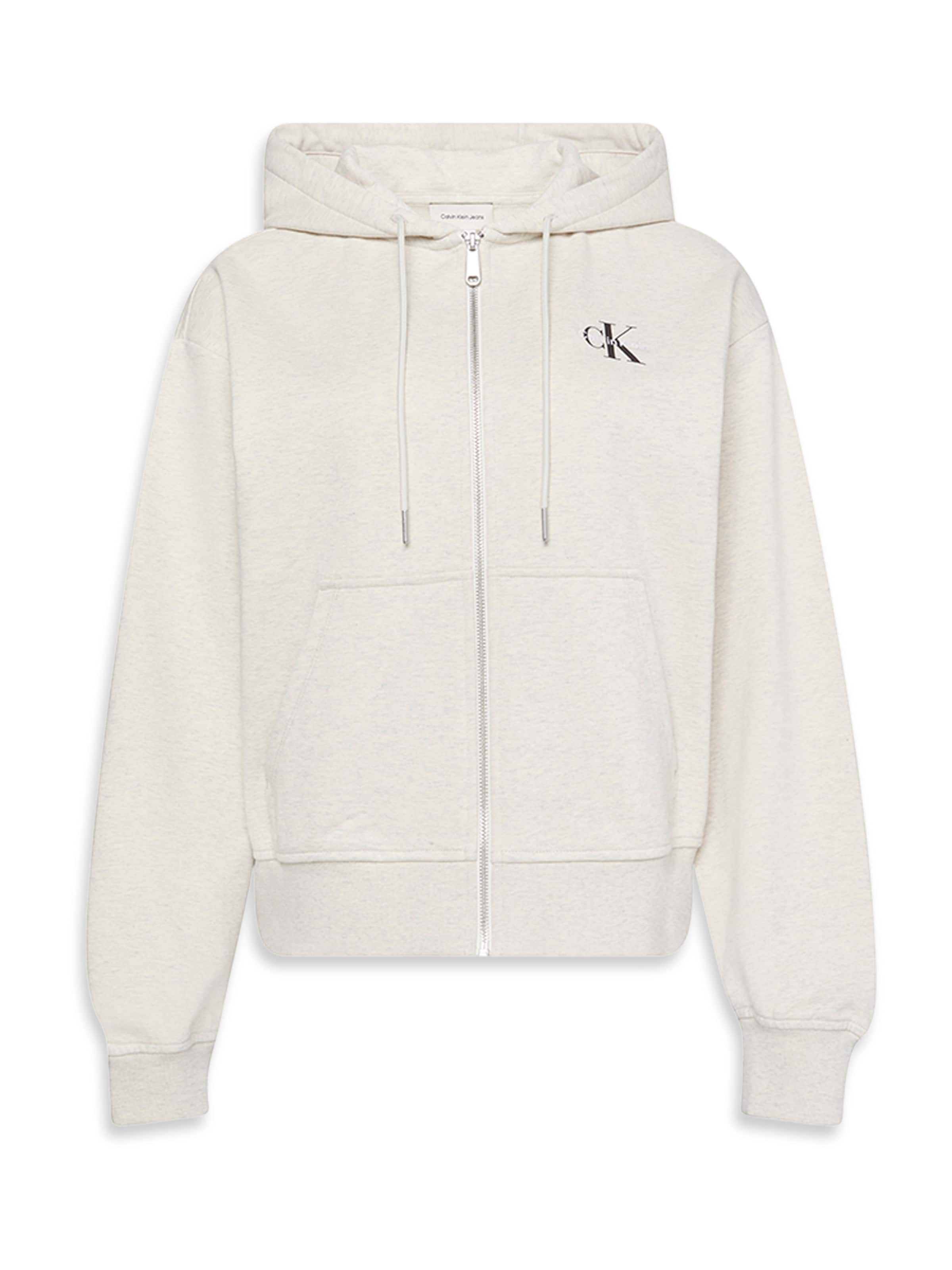 Hanorac de la Calvin Klein Jeans pe gri: față