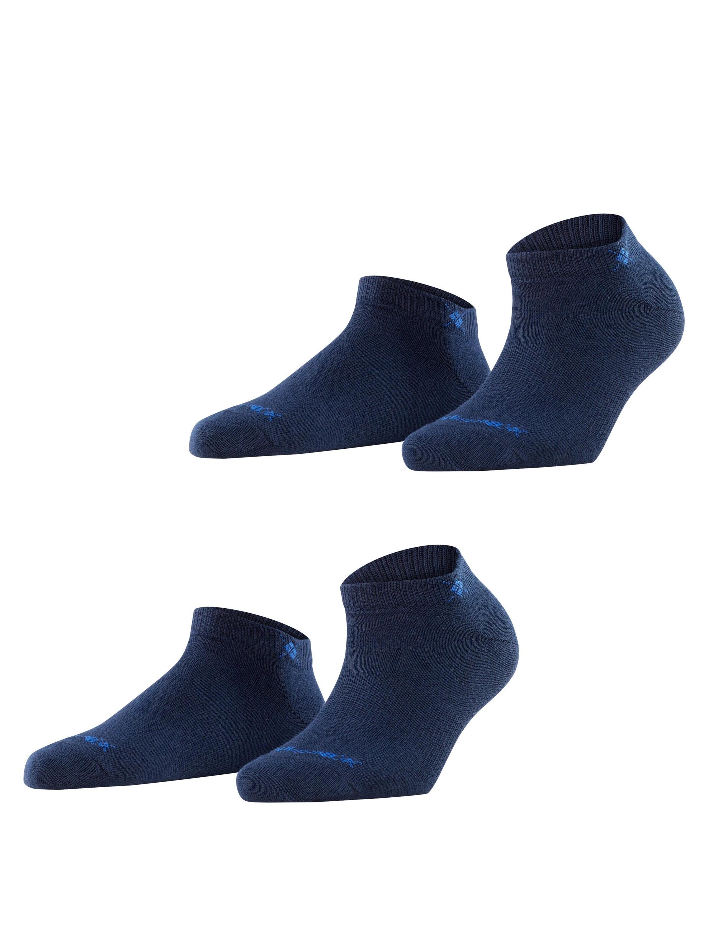 BURLINGTON Ankle Socks 'Everyday 2-Pack' in Blue: front