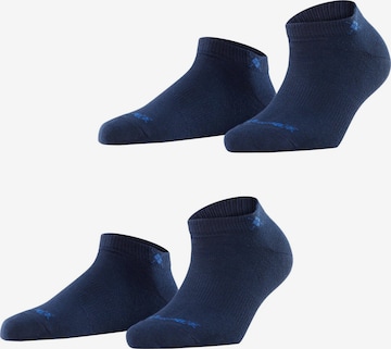 BURLINGTON Ankle Socks 'Everyday 2-Pack' in Blue: front