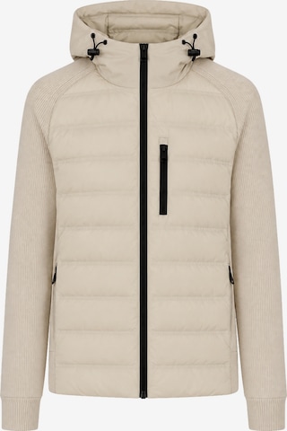 Veste mi-saison 'Bering Hybrid' Woolrich en beige : devant