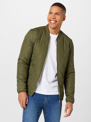 Geacă de primăvară-toamnă 'Keen' de la JACK & JONES pe verde: față