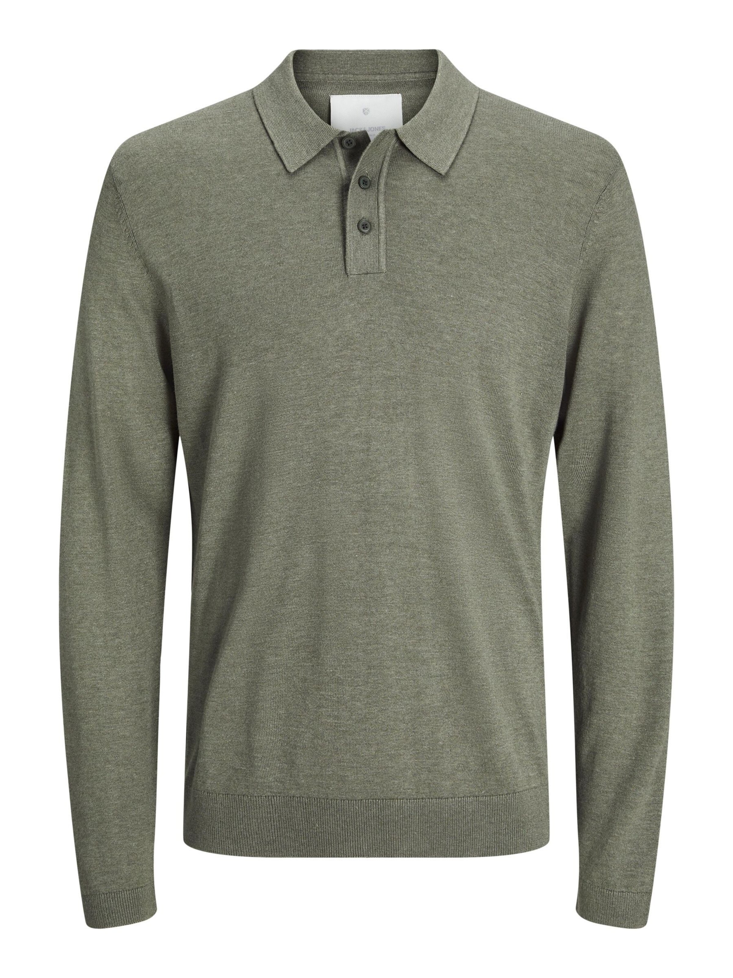 JACK & JONES Sweater in Green: front