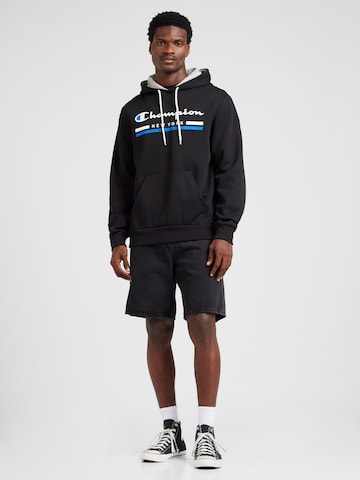 Bluză de molton de la Champion Authentic Athletic Apparel pe negru