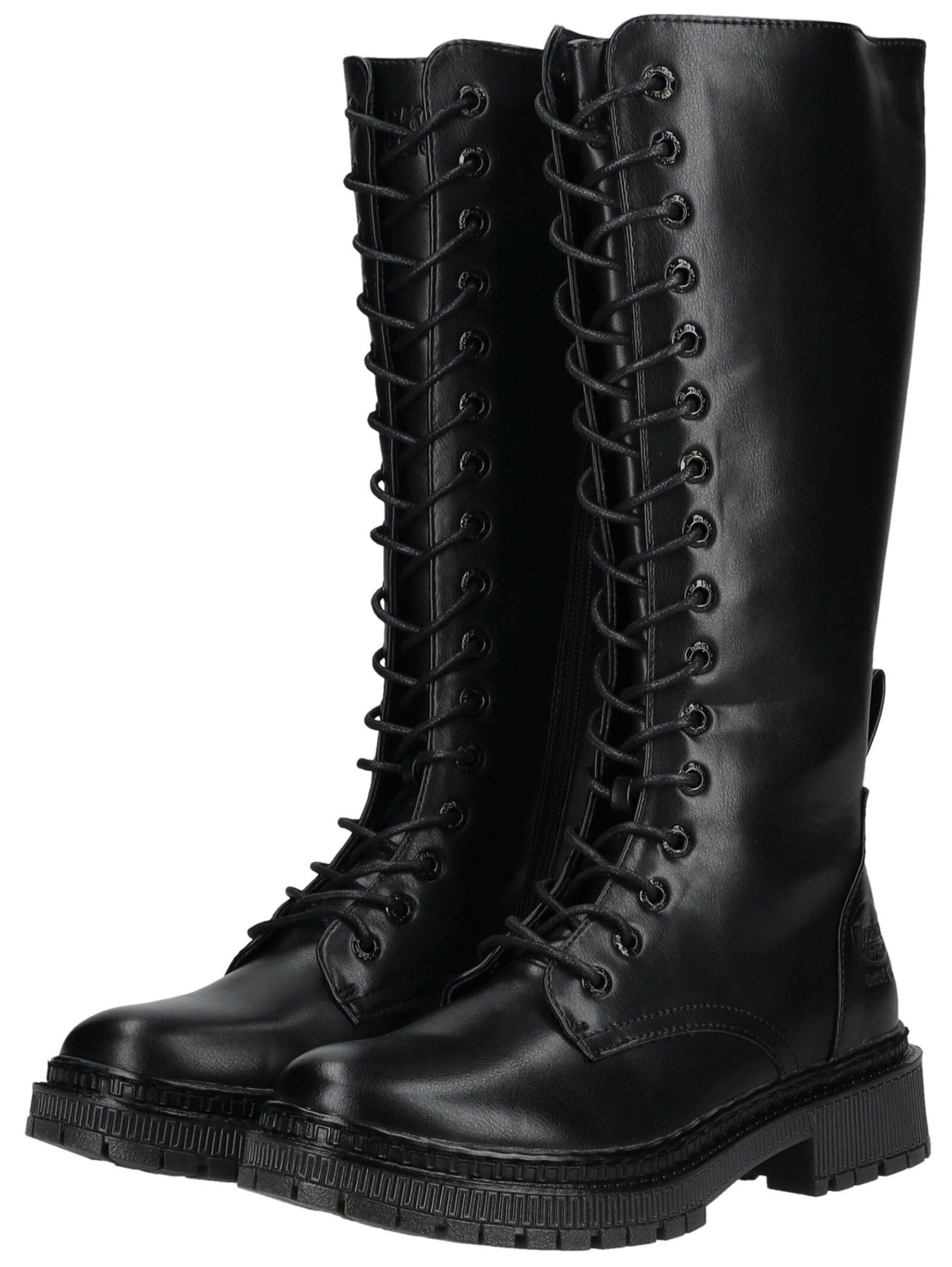 Dockers by Gerli Lace-Up Boots in Black