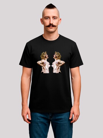 T-Shirt 'Madonna Cone Bra Corset Blonde Ambition Tour 1990' F4NT4STIC en noir : devant