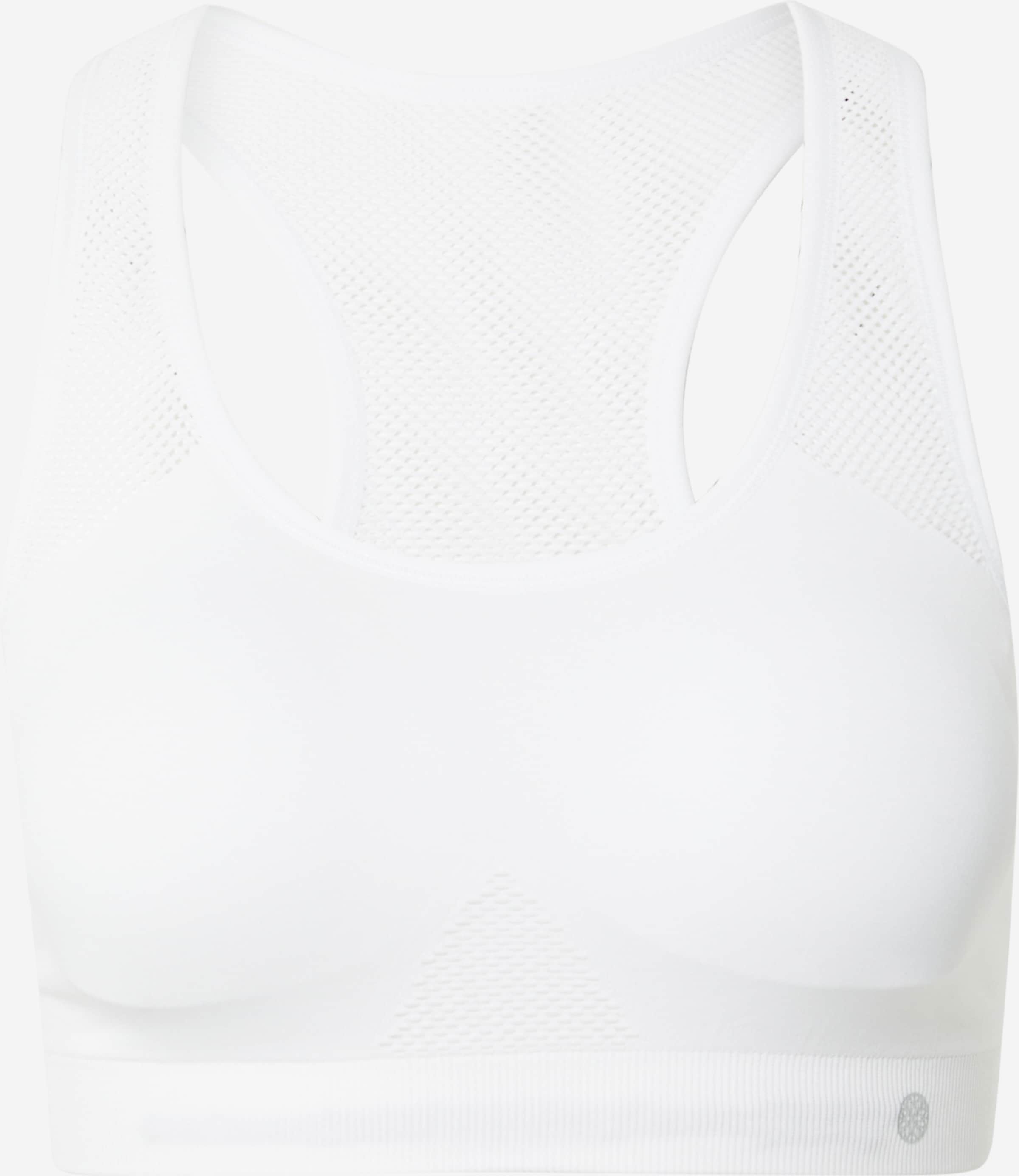 Athlecia Bustier Sport-BH 'Rosemary' in Weiß | ABOUT YOU