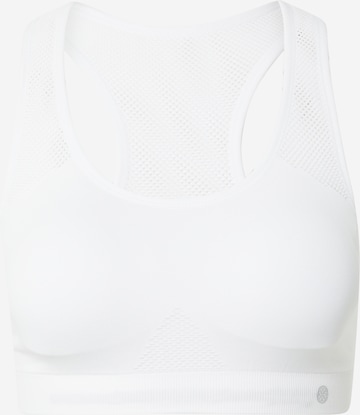 Athlecia - Bustier Sujetador deportivo 'Rosemary' en blanco: frente