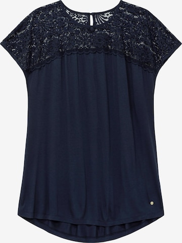 SHEEGO Blouse in Blue: front