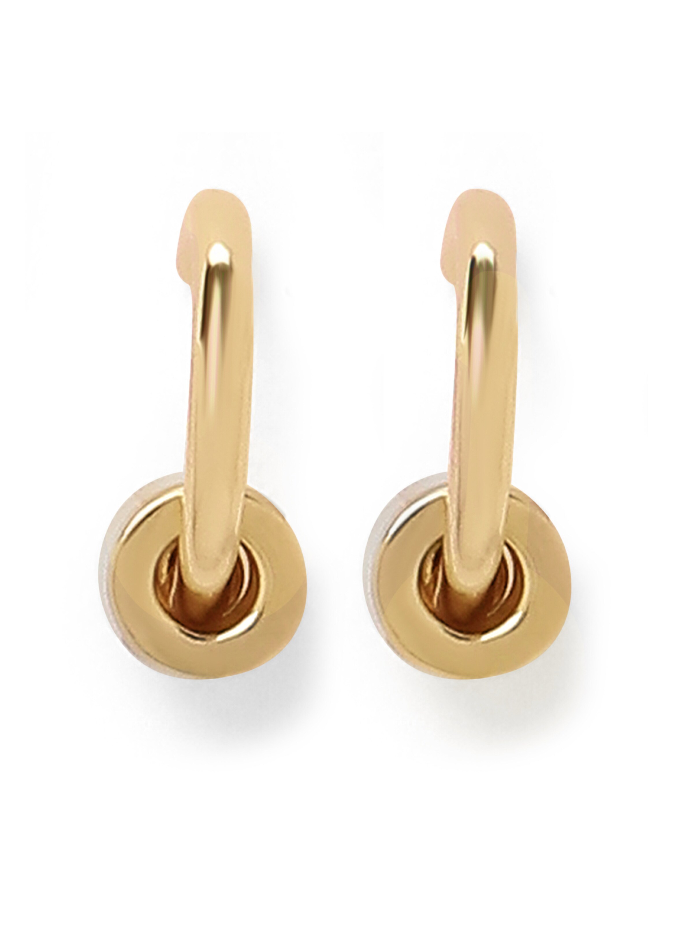 MISH Earrings 'Huda' in Gold: front