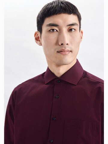 SEIDENSTICKER Regular fit Business shirt in Red