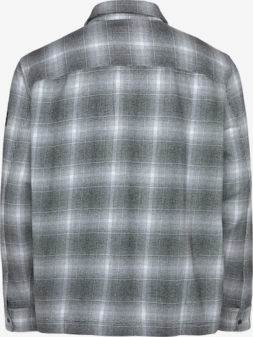 Calvin Klein Big & Tall Regular Fit Hemd in Grau