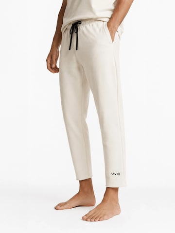 SWORTS Regular Workout Pants 'SUITE' in White