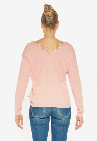 Le Temps Des Cerises Sweater 'BELAN' in Pink