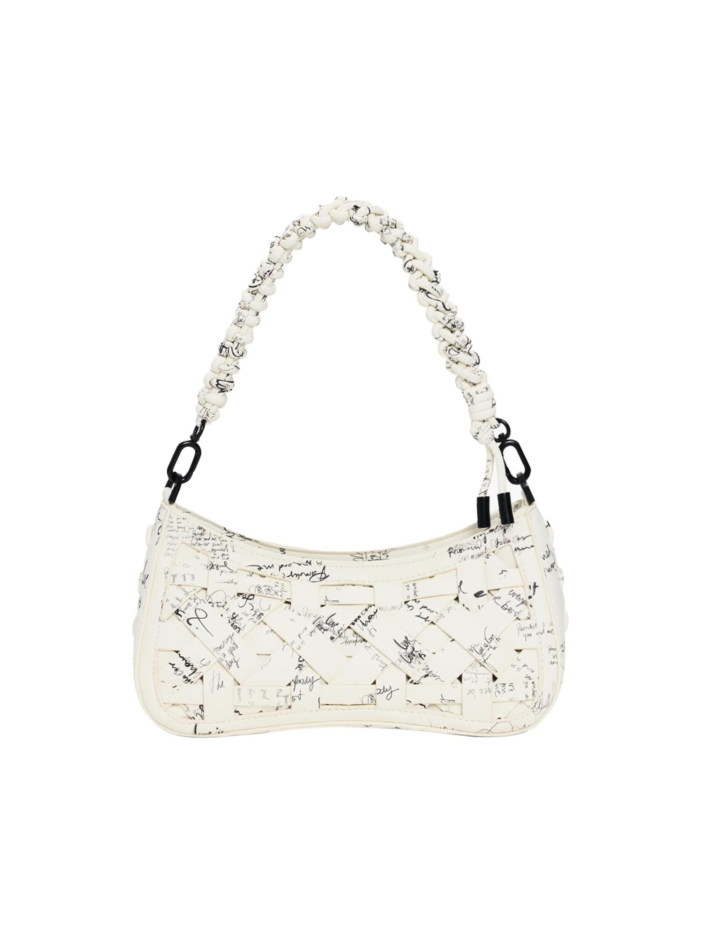 Geantă de umăr Desigual pe negru / alb, Vizualizare produs