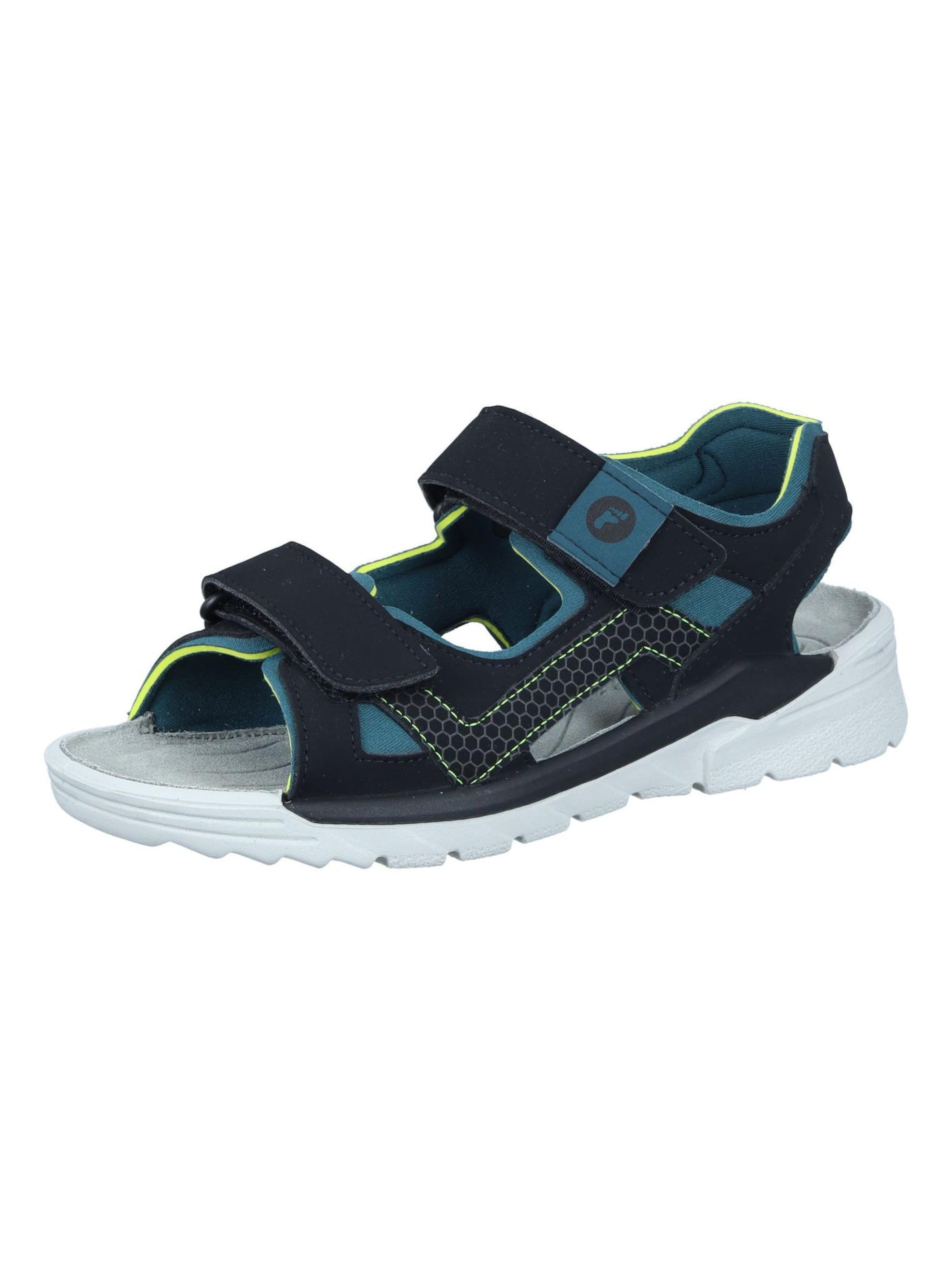 RICOSTA Sandals & Slippers 'Sandalen TIM' in Black: front