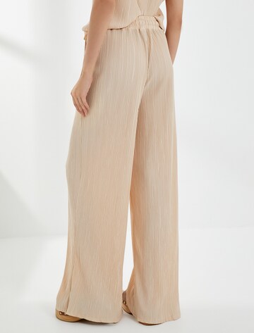 Koton Wide Leg Hose in Beige