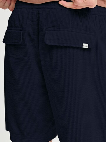 !Solid - Regular Calças ' SDALANN ' em azul