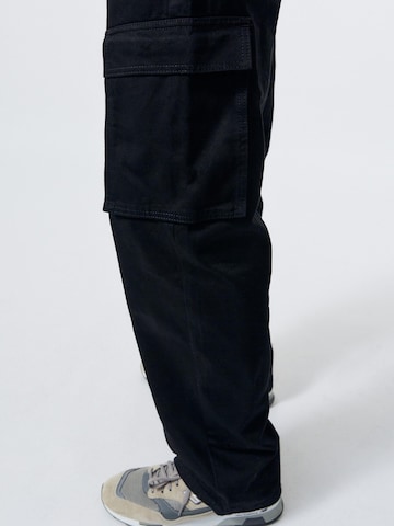 Dr. Denim Loosefit Broek 'Omar Utility' in Zwart