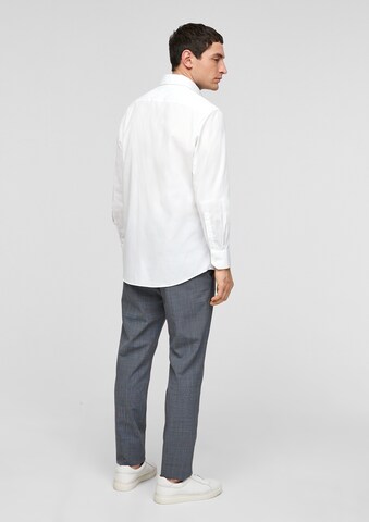 s.Oliver BLACK LABEL Slim fit Button Up Shirt in White