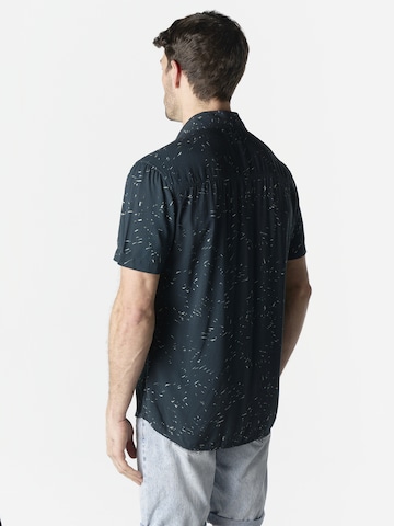 KOROSHI Comfort Fit Hemd in Schwarz