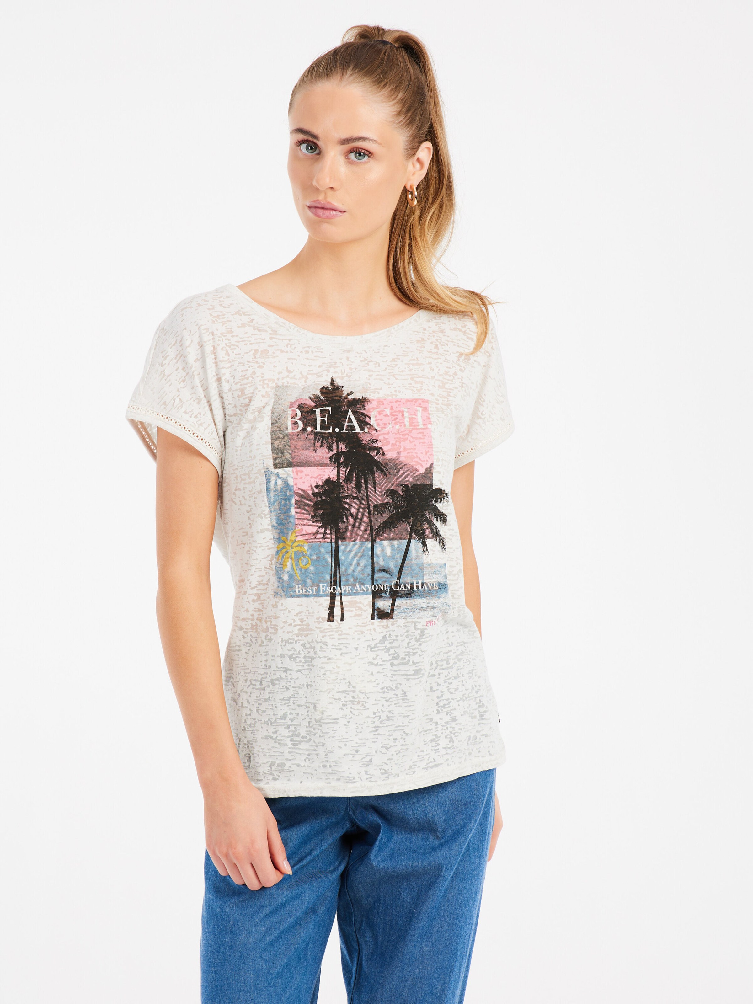 PROTEST Shirt 'PRTElles 25' in Pink: front