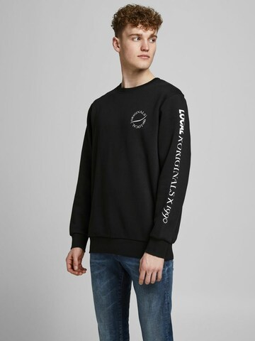 JACK & JONES Sweatshirt 'Elias' in Black: front