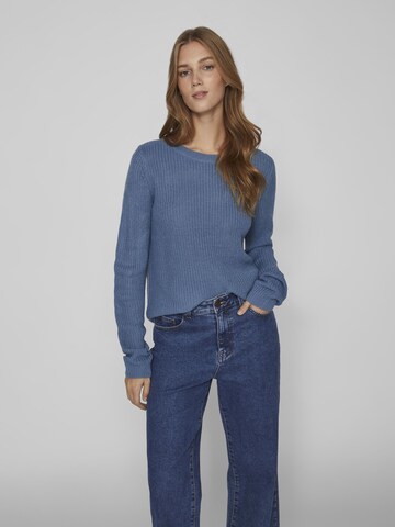 VILA Sweater in Blue: front