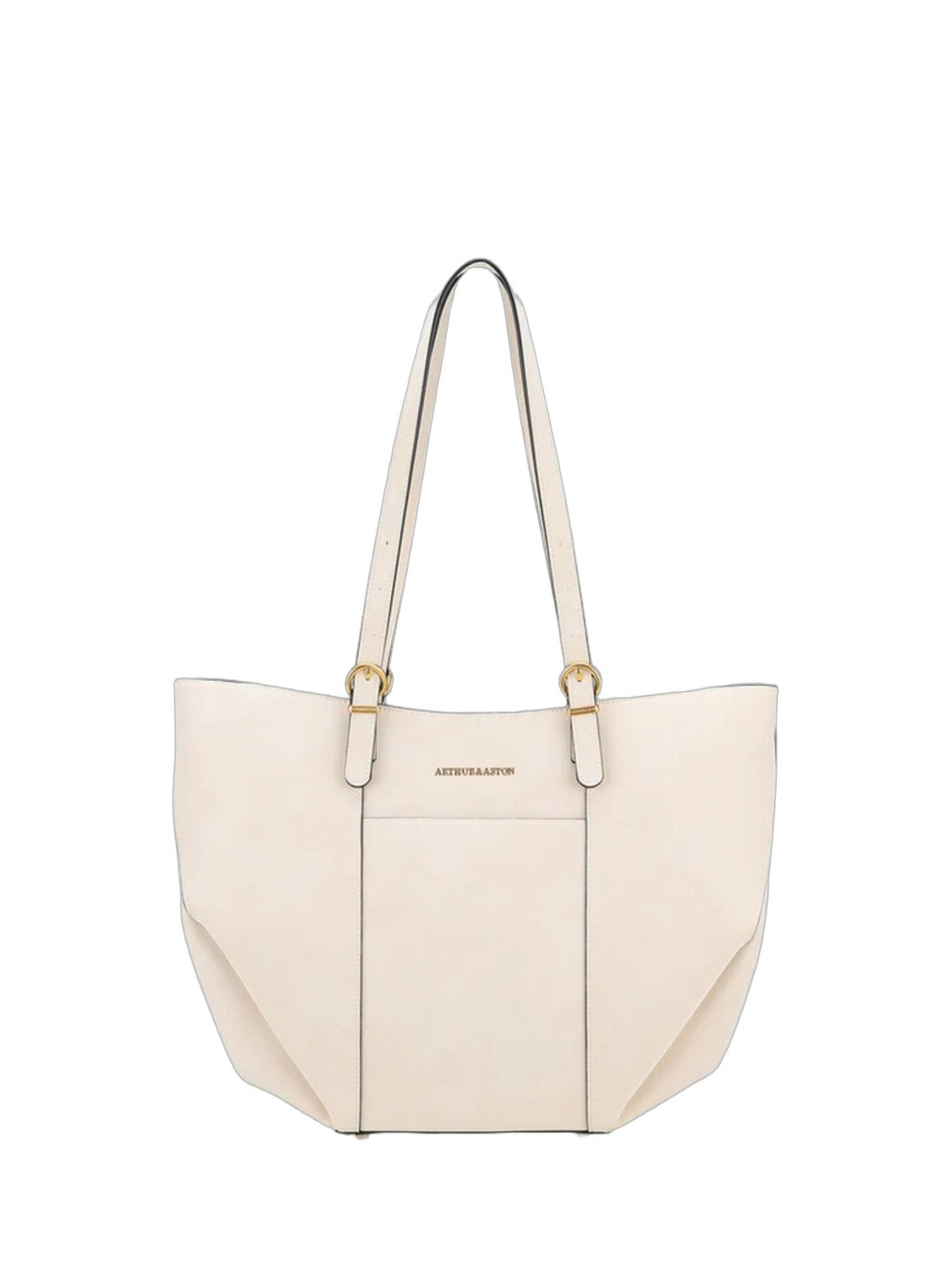 Arthur & Aston Nákupní taška 'Arthur & Aston Cabas Femme Beige' – béžová: přední strana