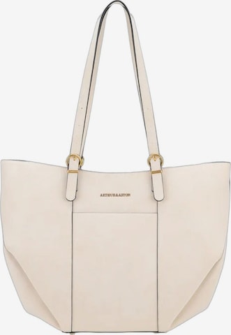 Arthur & Aston Nákupní taška 'Arthur & Aston Cabas Femme Beige' – béžová: přední strana