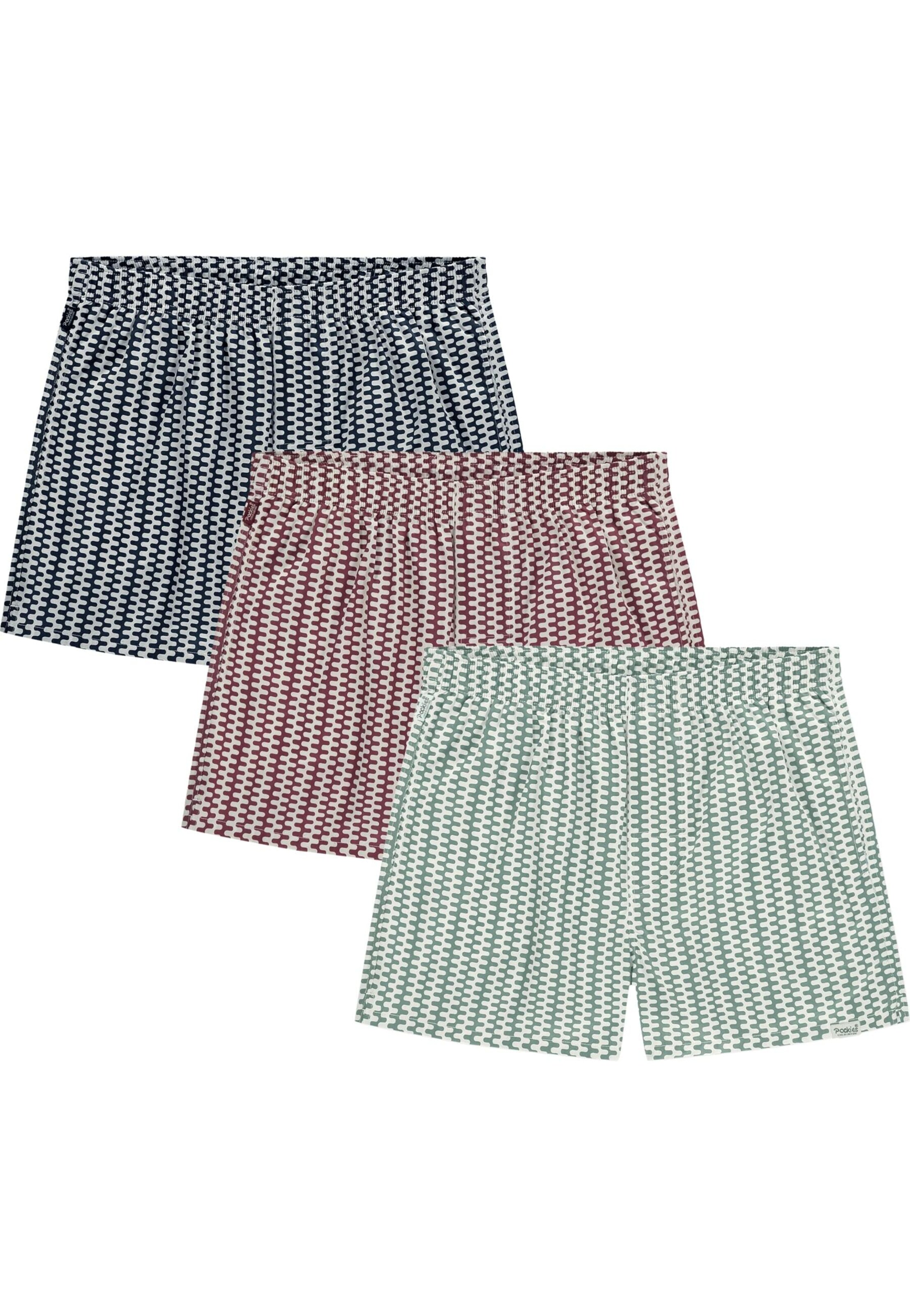 Pockies Boksarice | zelena barva: sprednja stran