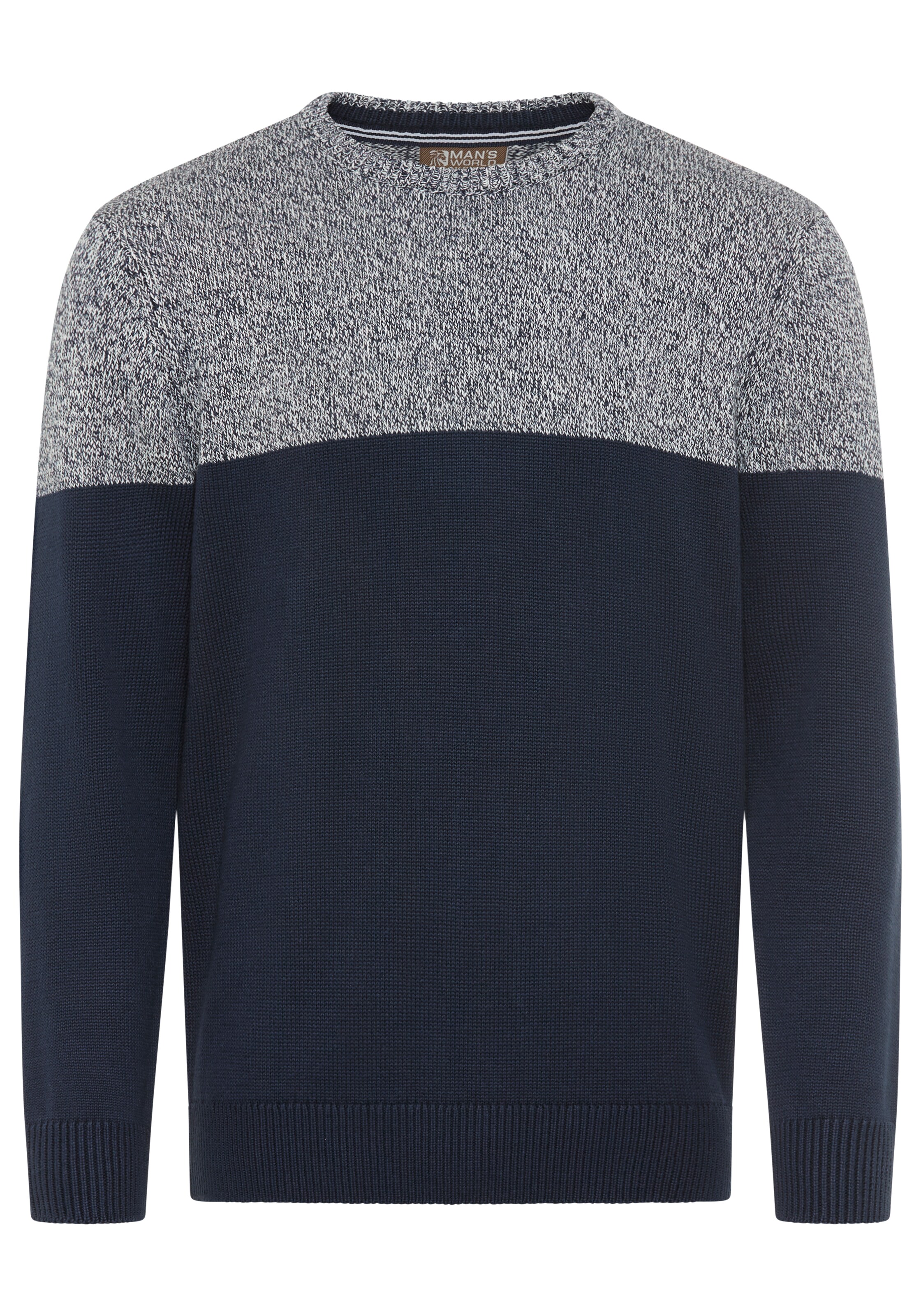 Man's World Pullover in Blau: Vorderseite