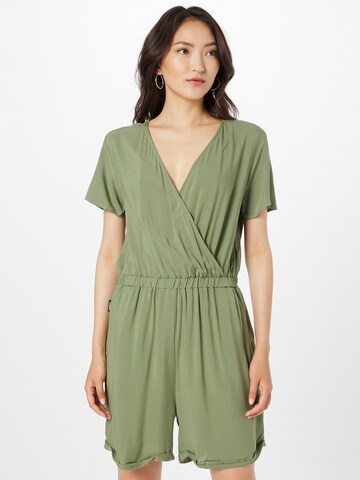 Alife and Kickin - Jumpsuit 'HellaAK' en verde: frente