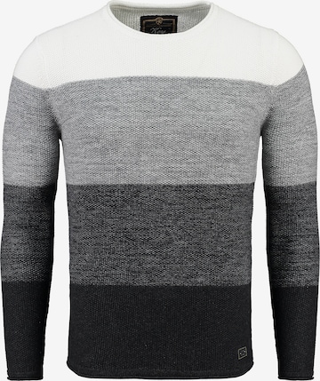 Key Largo - Regular Fit Pullover 'Jogi' em cinzento: frente