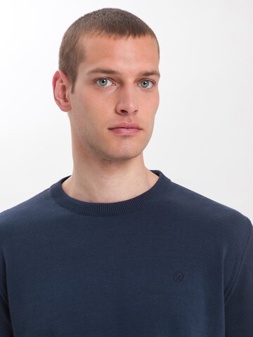 CROSS JEANS Pullover in Blau