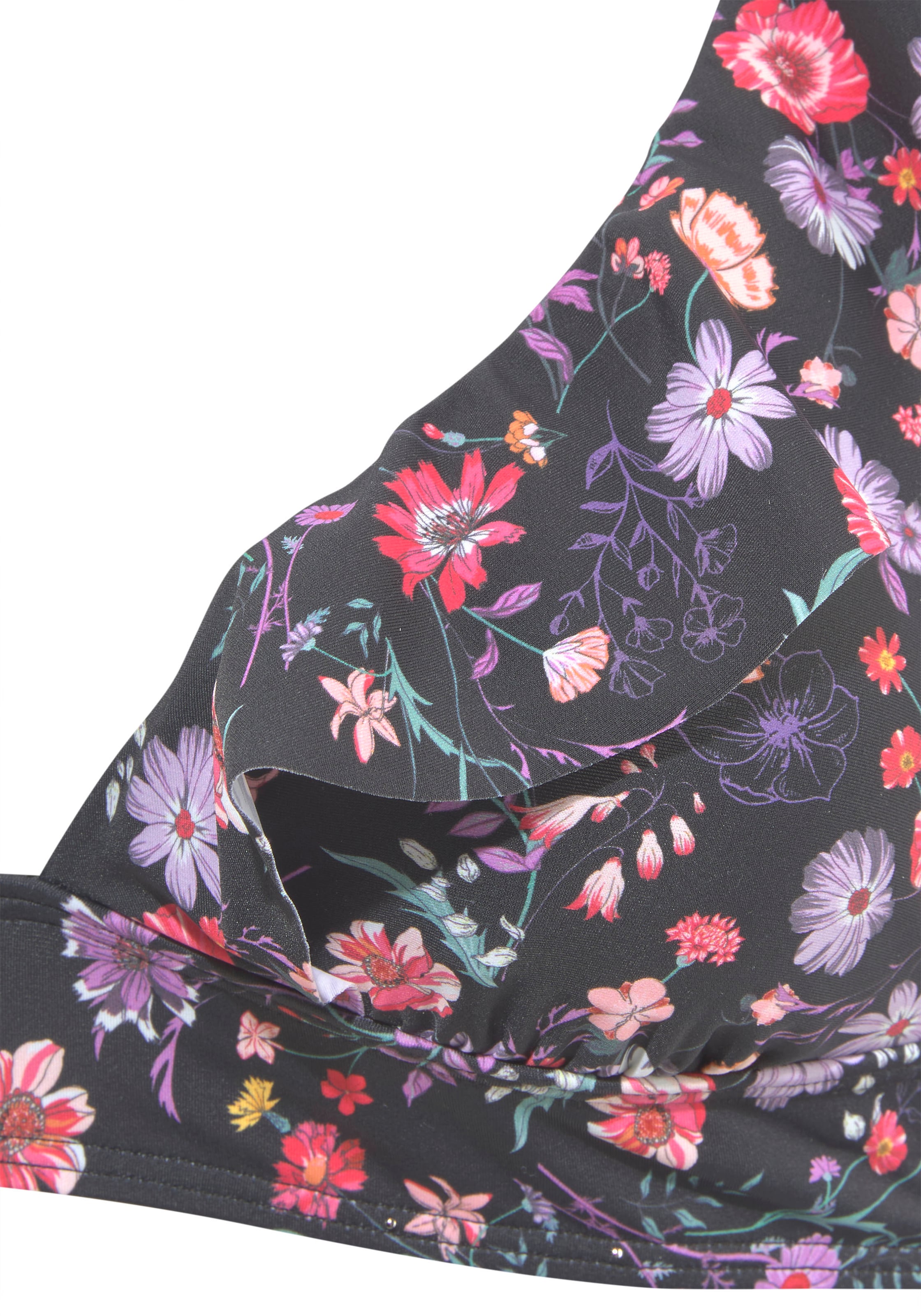 LASCANA Trójkąt Góra bikini w kolorze czarny