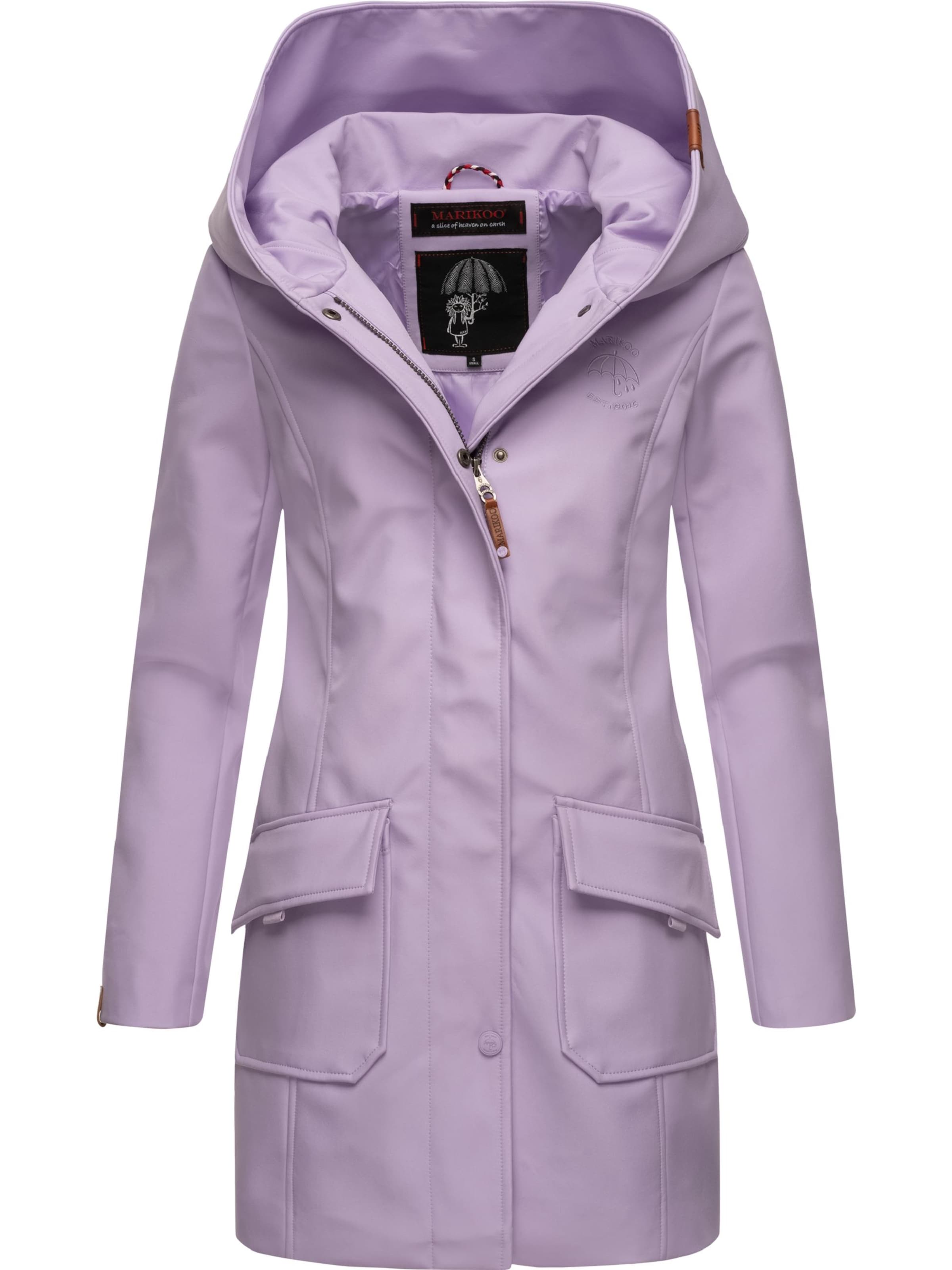 Manteau fonctionnel 'Mayleen' MARIKOO en violet : devant