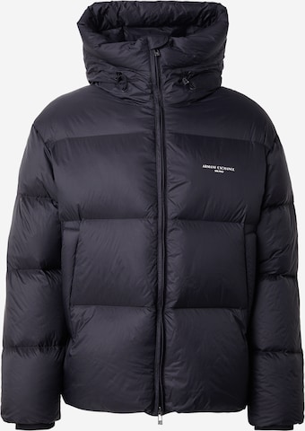 ARMANI EXCHANGE - Casaco de inverno 'Down' em preto: frente