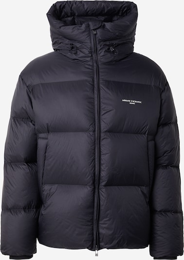 Žieminė striukė 'Down' iš ARMANI EXCHANGE, spalva – juoda / balta, Prekių apžvalga