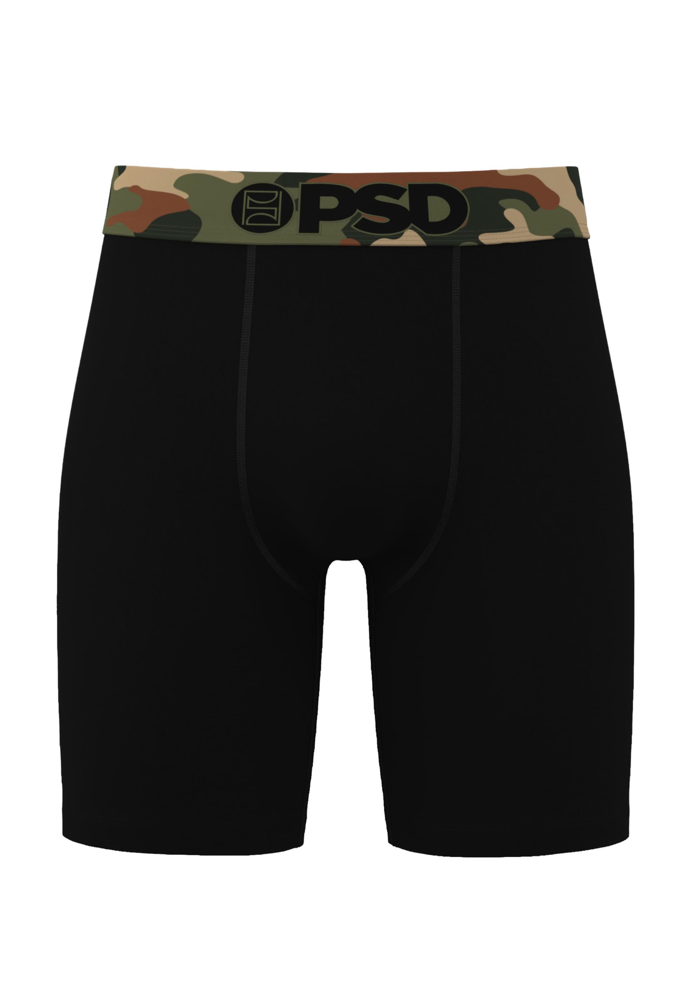 PSD Boxerky 'Army' – černá: přední strana