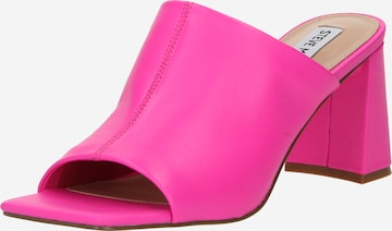 STEVE MADDEN Mules 'LIZO' in Pink: front