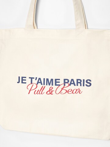 Pull&Bear Shopper táska - fehér